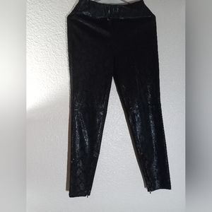 ZARA BEAUTIFUL BLACK SNAKE LEGGINGS
